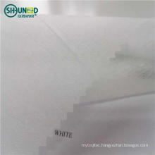 SGS SVHC tested 90%Polyester / 10% Viscose crisp eas tear away embroidery backing paper chemical bond nonwovens